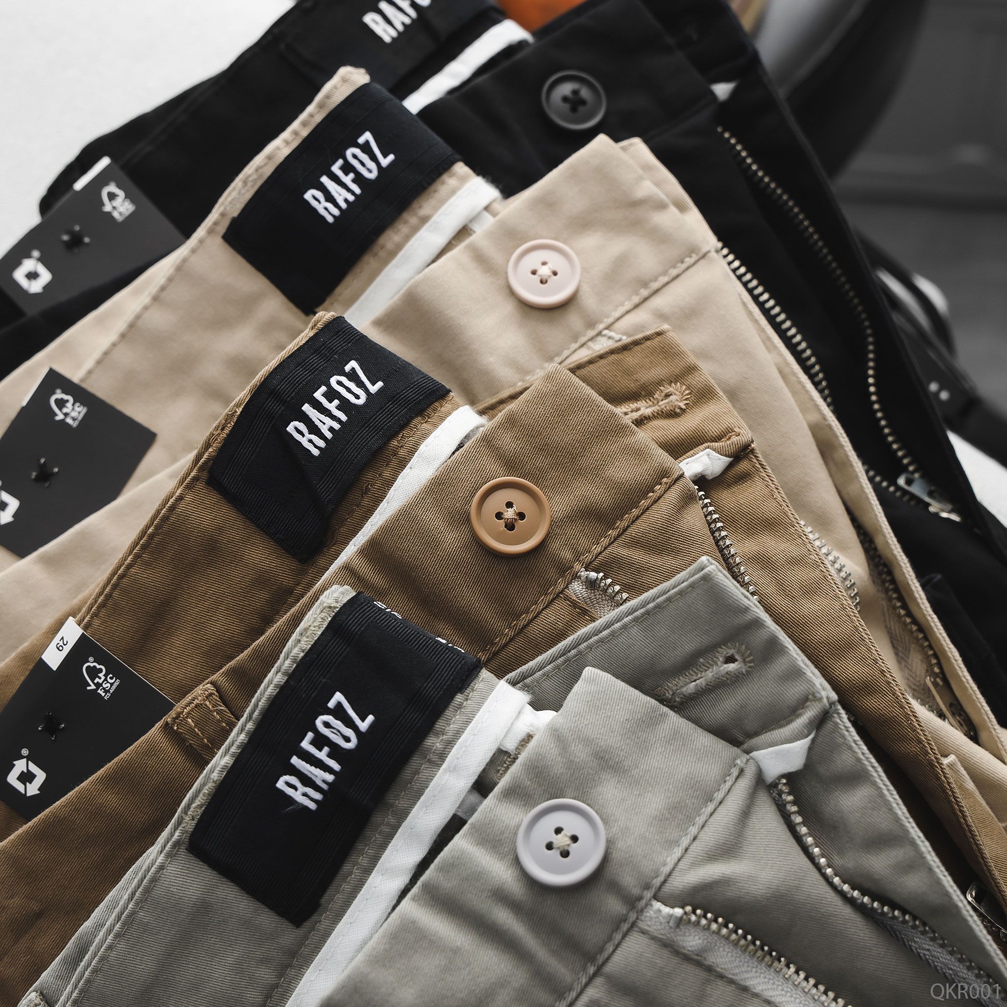  Quần kaki basic Slim-fit RAFOZ - 001 