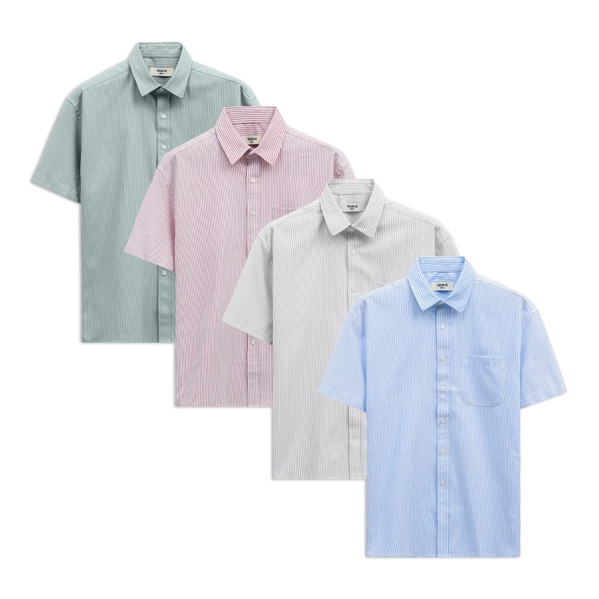  Áo sơ mi Oxford RAFOZ Striped - 032 