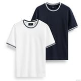  Áo thun RAFOZ bo phối viền - 029 