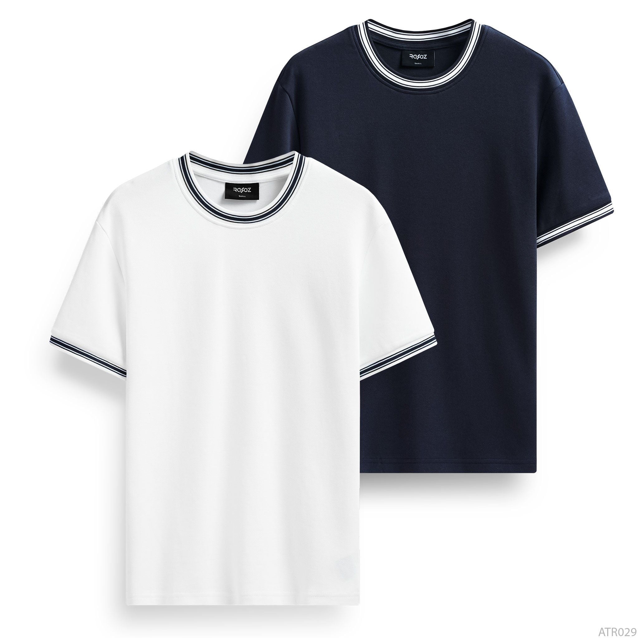  Áo thun RAFOZ bo phối viền - 029 