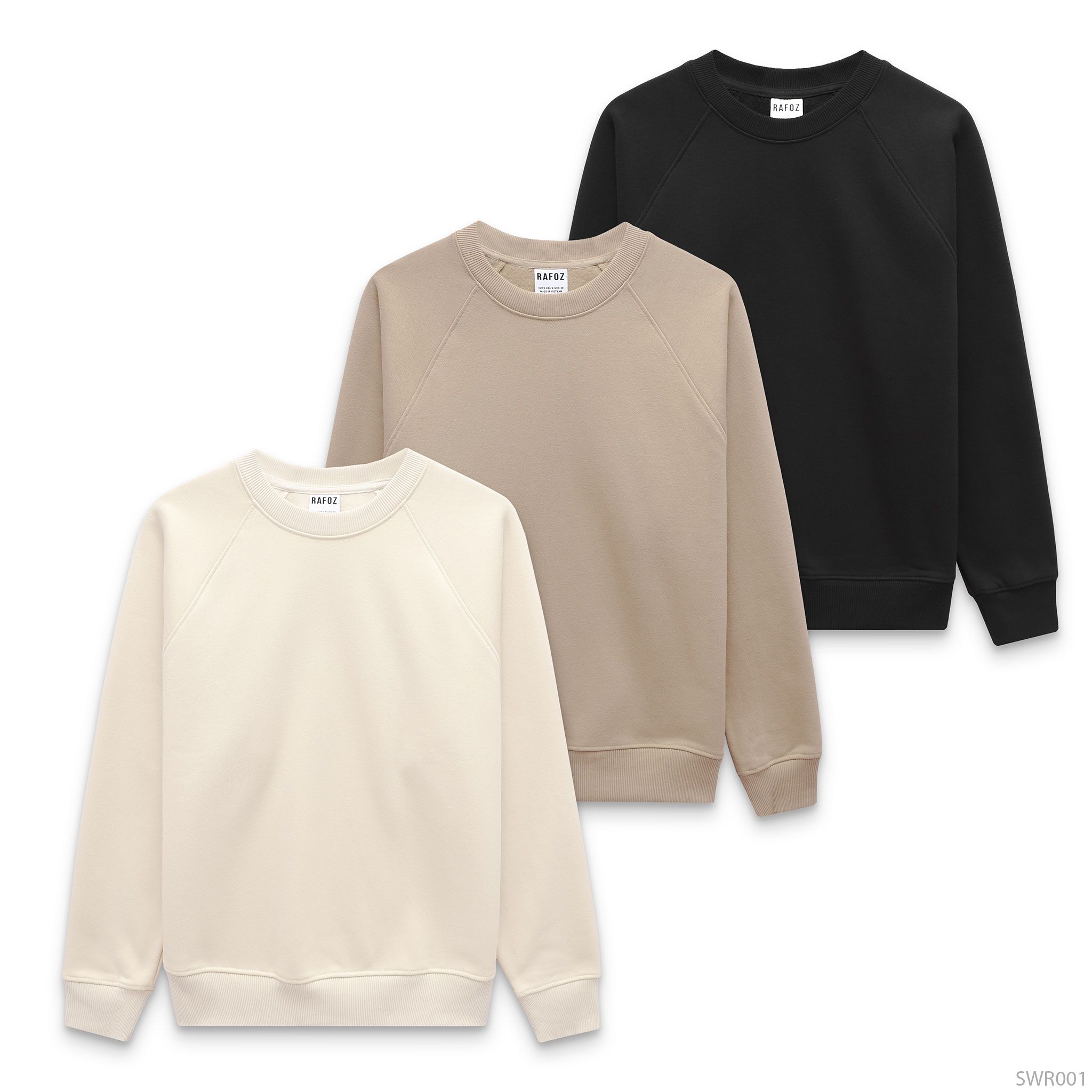  Áo sweater color basic RAFOZ - 001 