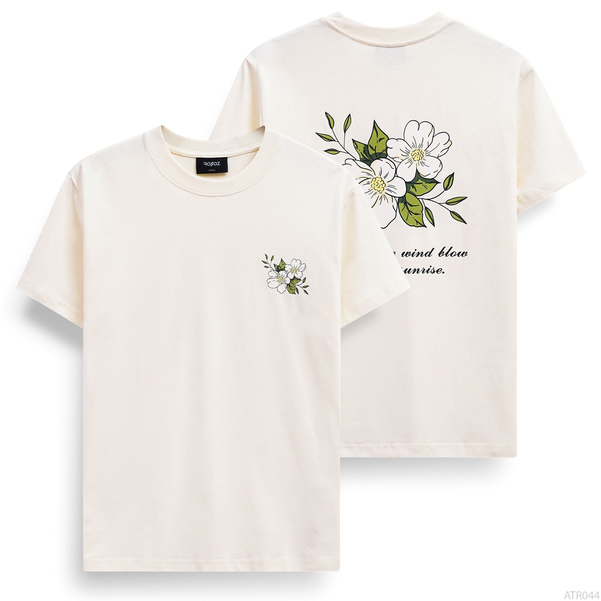  Áo thun RAFOZ Cream Floral - 044 