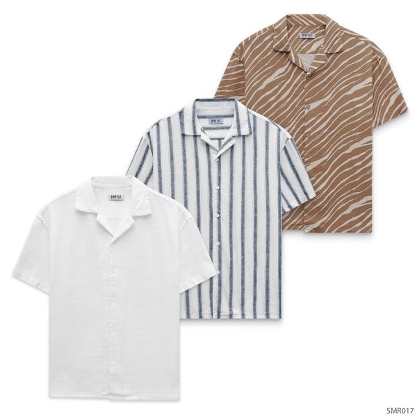  Áo sơ mi NT RAFOZ cuban shirt - 017 