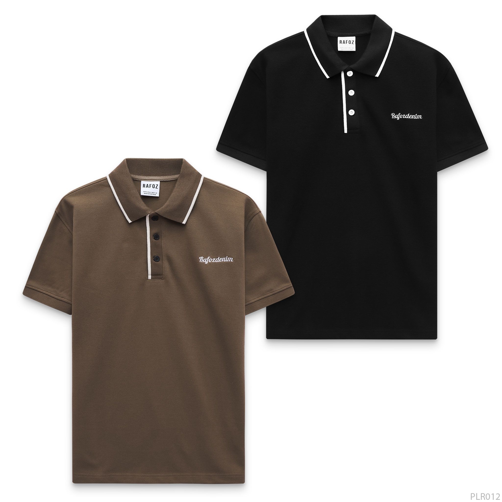  Áo polo RAFOZ basic viền cổ - 012 