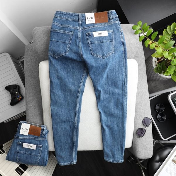  Jean RAFOZ 252 xanh đậm trơn - 220264 
