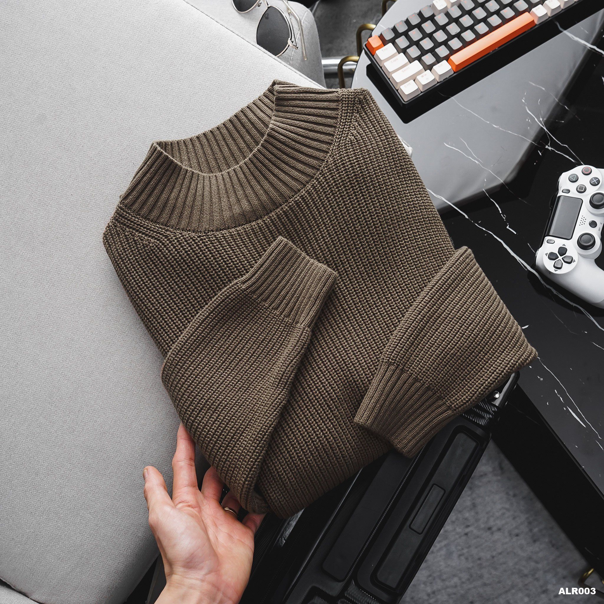  Áo len cổ cao basic RAFOZ - 003 