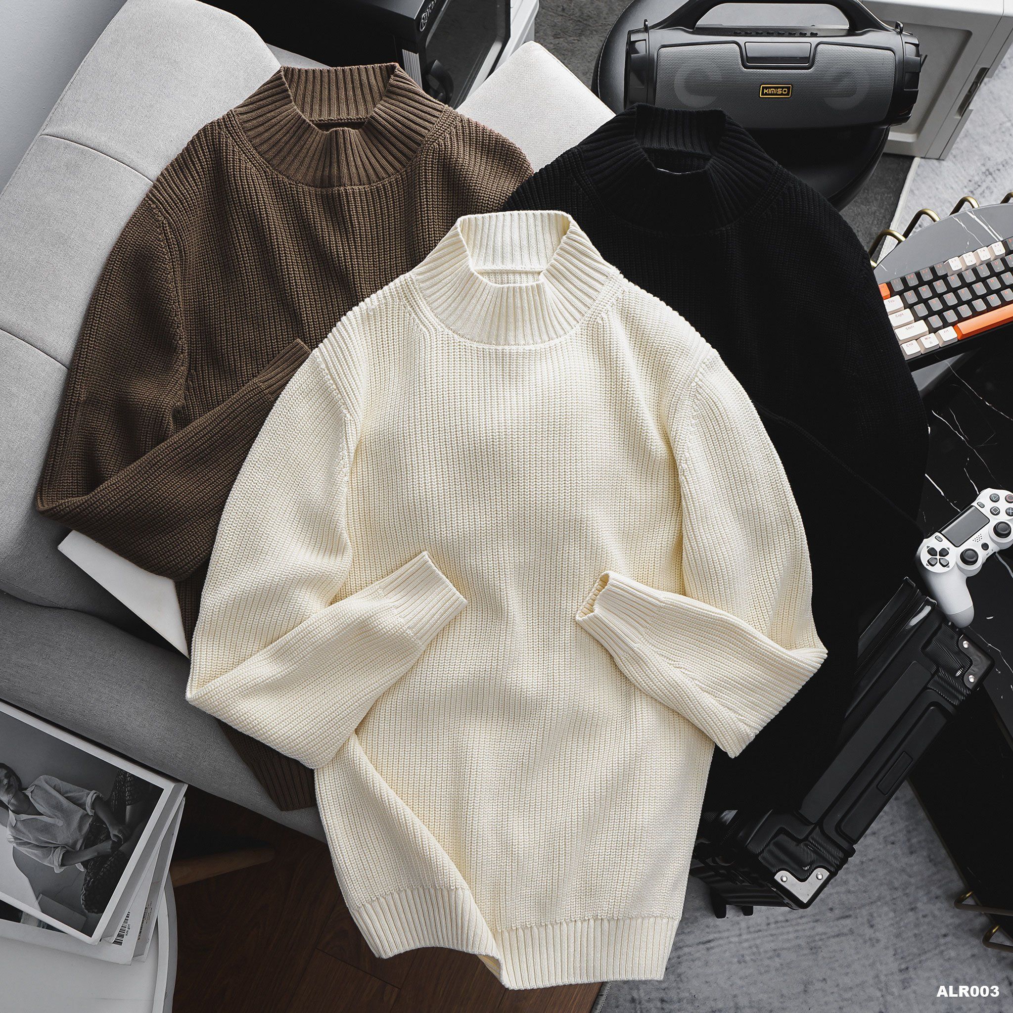  Áo len cổ cao basic RAFOZ - 003 