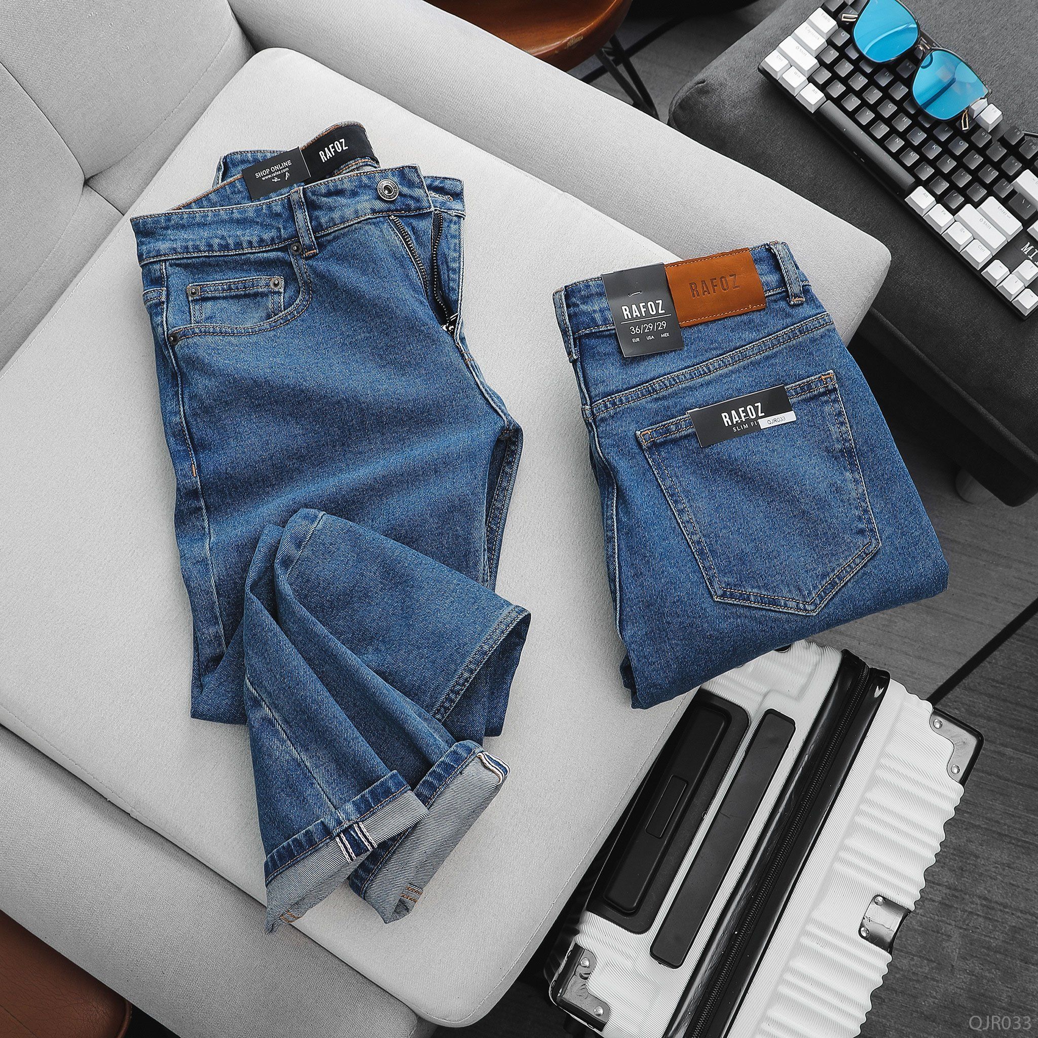  Quần jean RAFOZ Blue basic - 033 