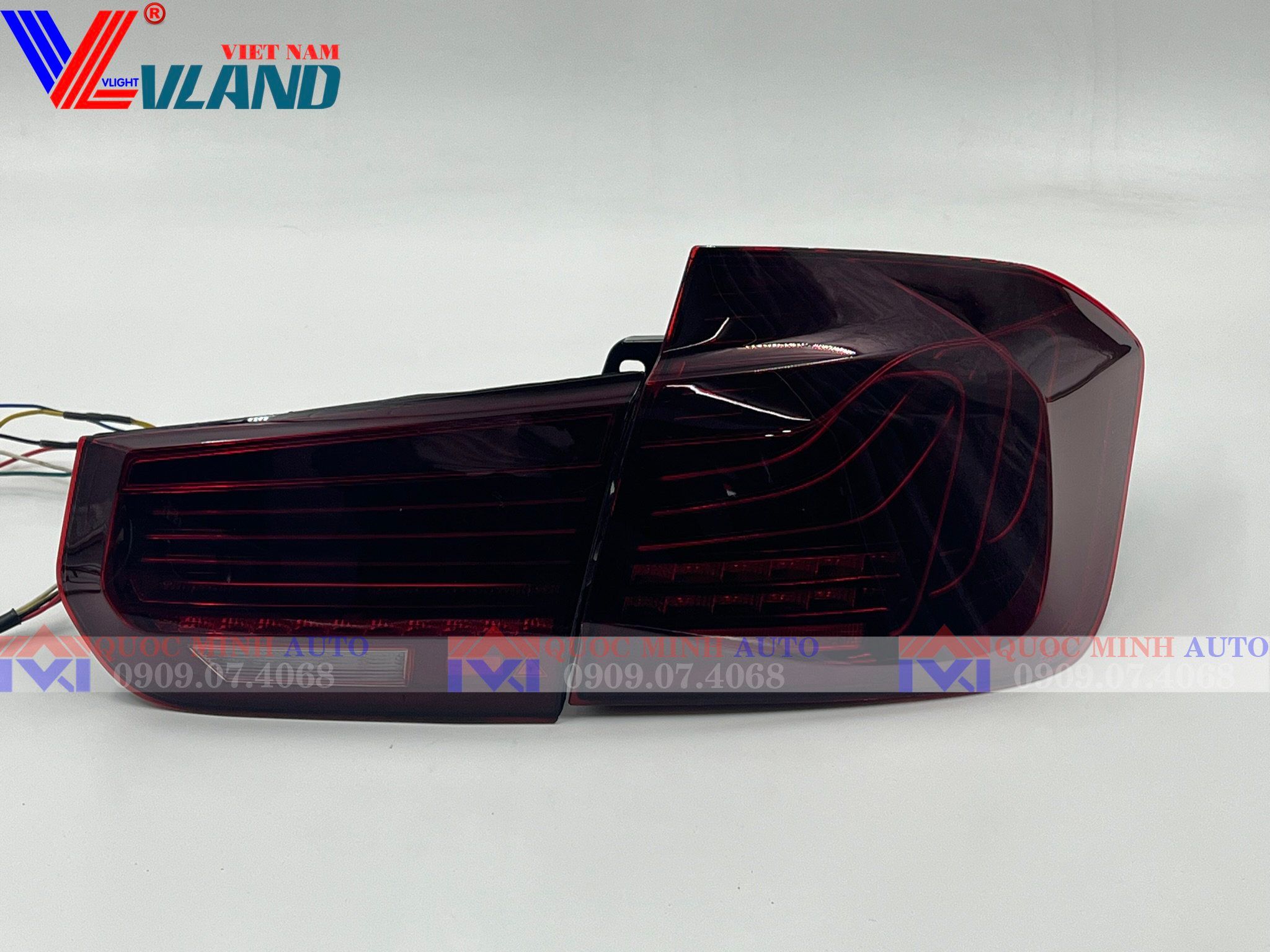  Đèn hậu BMW Series 3 2012-2015 Mẫu Laze Chính Hãng Vland 