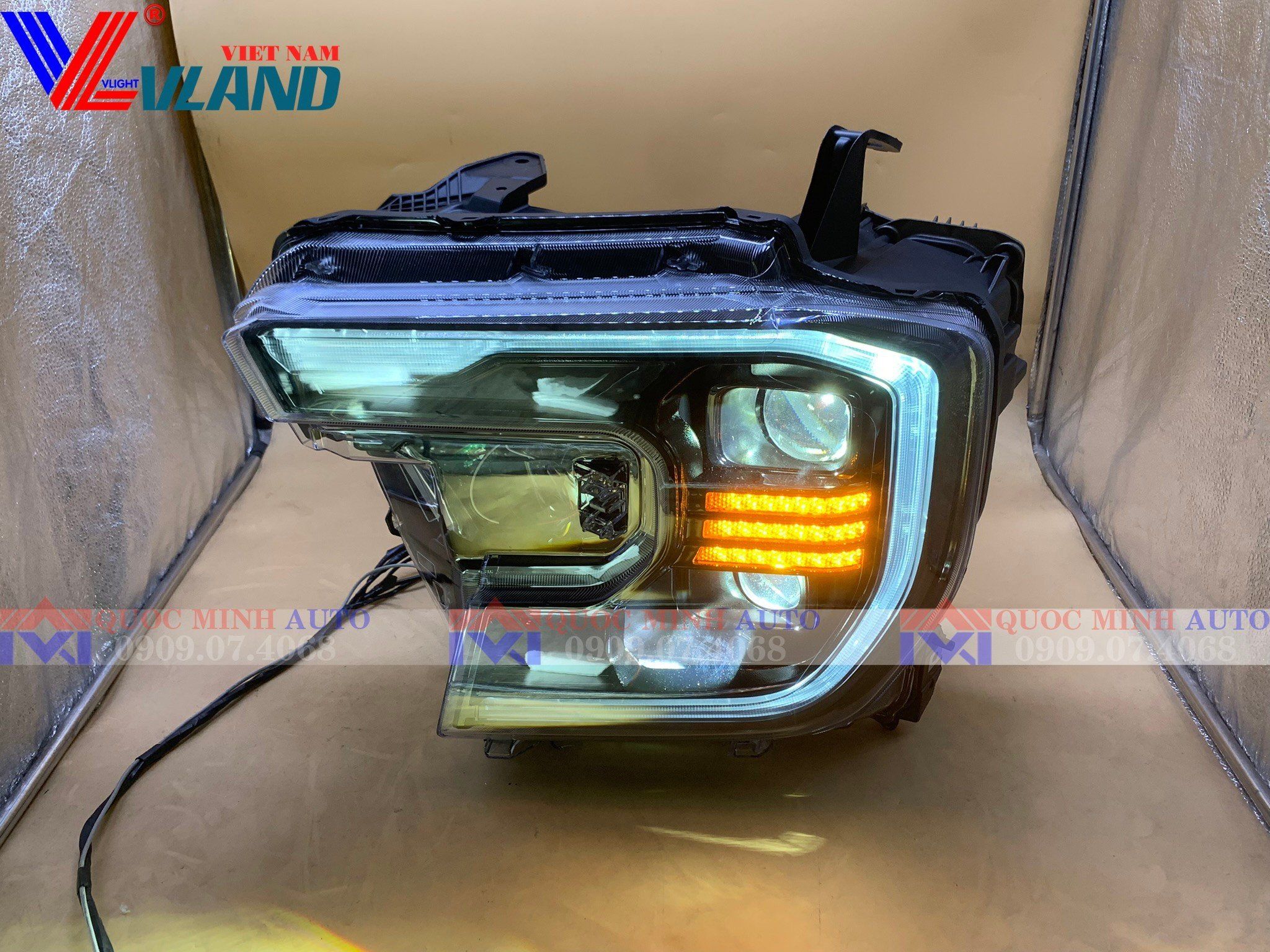  Đèn pha Ford Ranger 2023 mẫu F150 