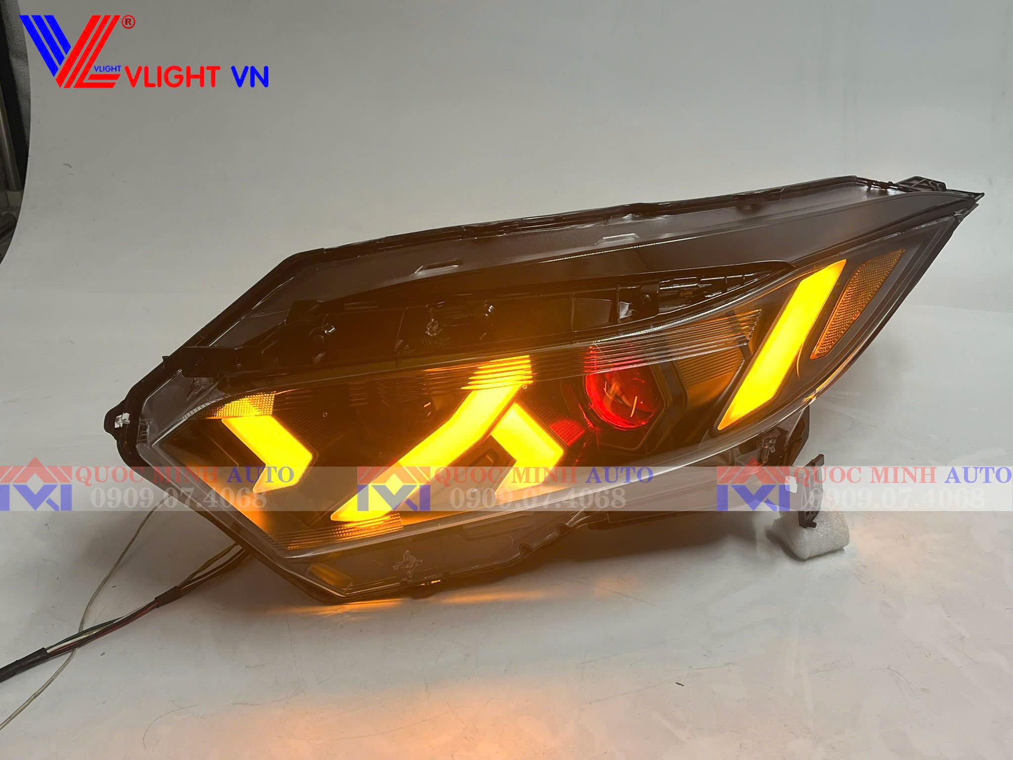  Đèn pha Honda HRV 2018-2019 mẫu Lampor 