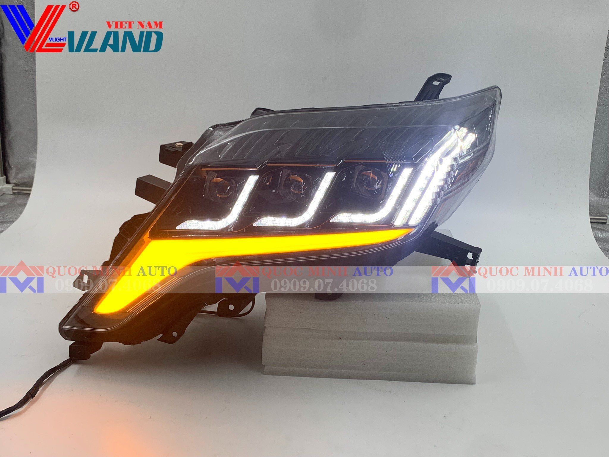  Đèn pha nguyên bộ cho Toyota Prado 2014-2016 mẫu NS 