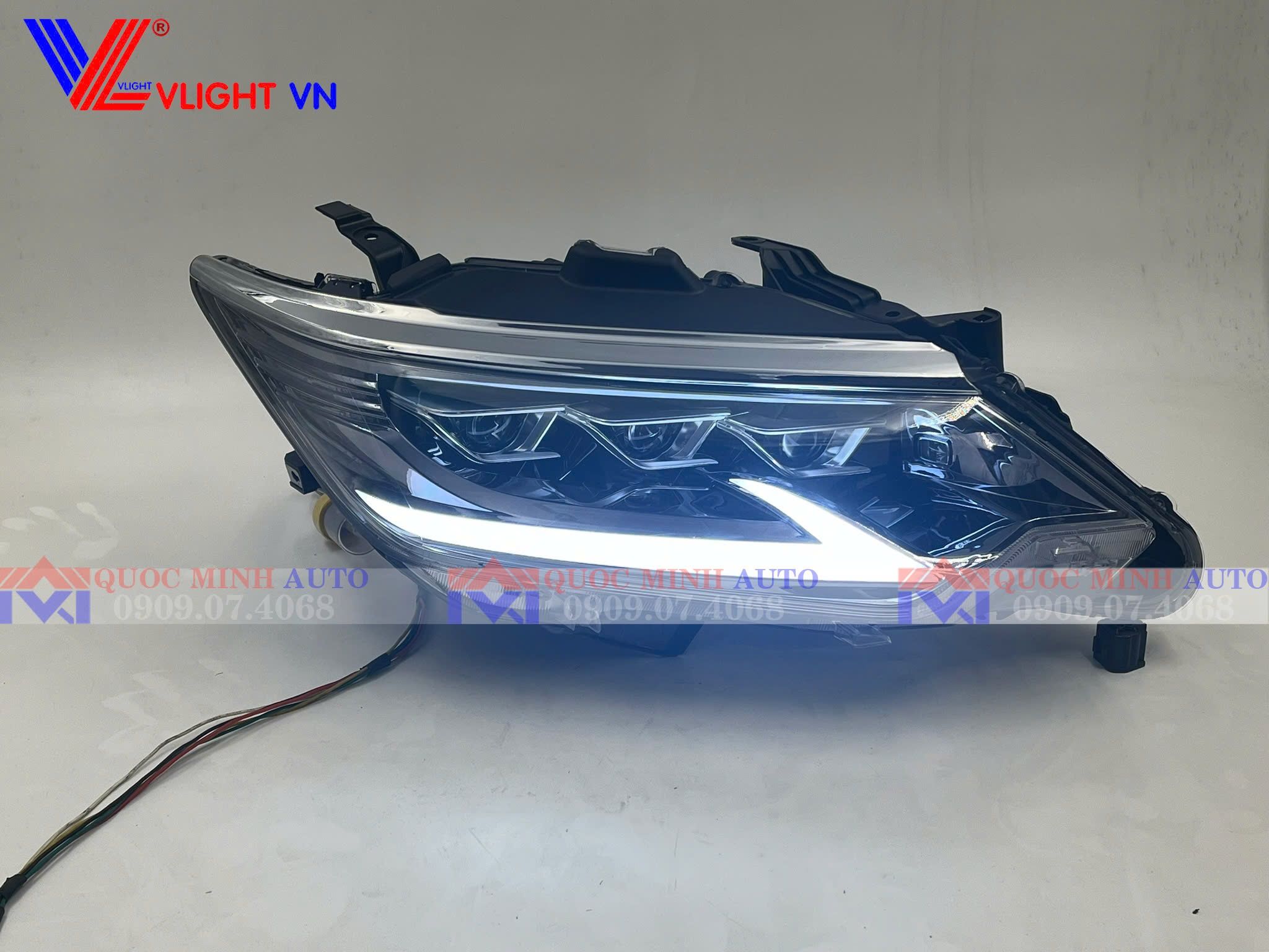  Đèn pha Toyota Camry 2015-2018 mẫu Lexus 3 bi led 