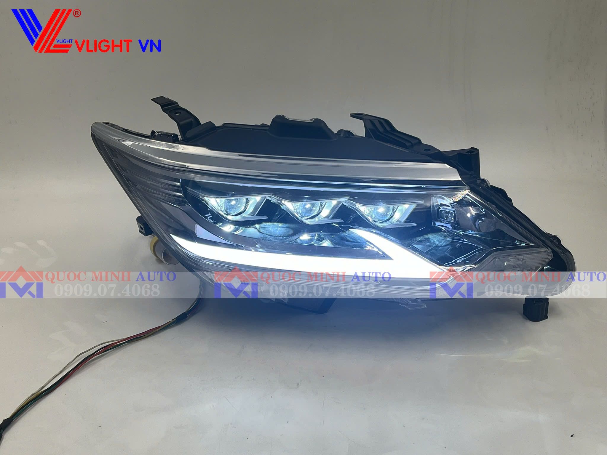 Đèn pha Toyota Camry 2015-2018 mẫu Lexus 3 bi led 