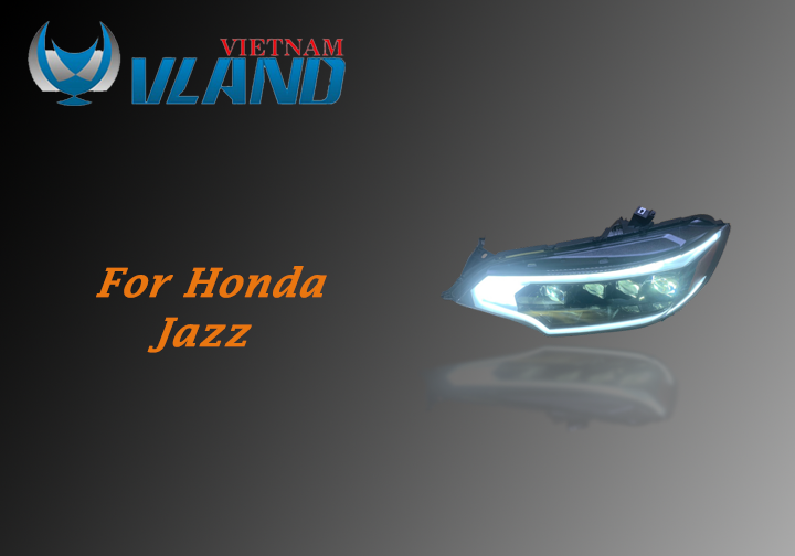  1 Cặp Đèn Pha Honda Jazz Mẫu Full Led 