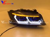  Đèn pha BMW E90 2008-2011 mẫu BMW lên form 2023 với 2 gương cầu led 