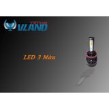  1 Cặp Led Pha Gầm 3 Màu Siêu Sáng 