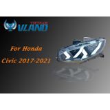  Đèn pha cho Honda Civic 2017-2019 mẫu Lampor 