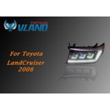  1 Cặp Đèn Pha Toyota LandCruiser 2008 Full Led 