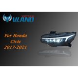  Đèn pha cho Honda Civic 2017-2019 mẫu có chức năng Welcome Light 
