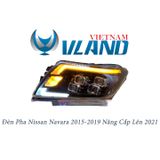  ĐÈN PHA NISSAN NAVARA 2015-2019 NÂNG CẤP LÊN 2021 FULL LED 