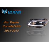  Đèn Pha Toyota Corrola Altis 2011-2013 Mẫu Audi Chính Hãng VLAND 