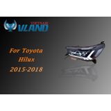  Đèn pha cho Toyota Hilux 2015-2018 mẫu FULL LED 