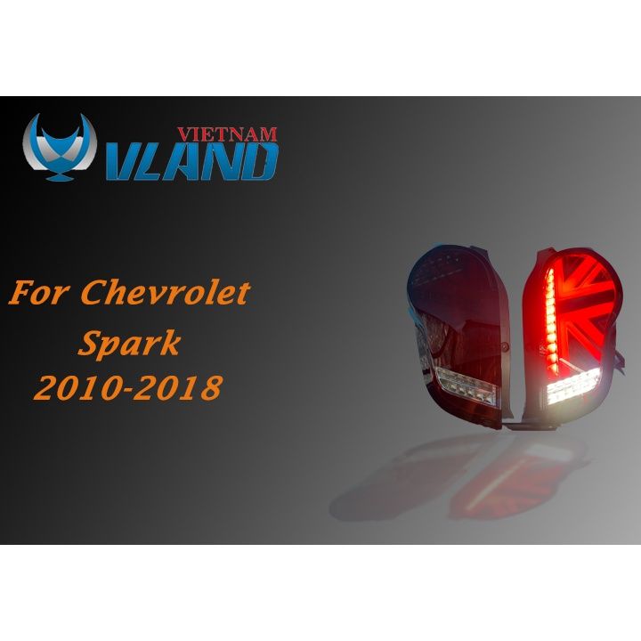  Đèn Hậu Chevrolet Spark 2010-2018 Mẫu Cờ Anh 