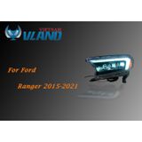  ĐÈN PHA FORD RANGER, EVEREST 2015-UP MẪU TLZ FULL LED 