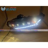  ĐÈN PHA HONDA CIVIC MẪU LAMBORGHINI 5 GƯƠNG CẦU FULL LED SIÊU SÁNG 