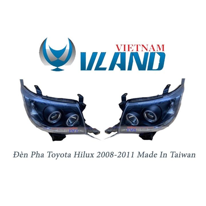  Đèn Pha Toyota Hilux 2008-2011 Mẫu Made In Taiwan 