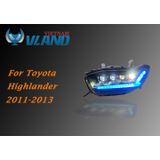  Đèn Pha Toyota HighLander 2008-2011 Mẫu Bugatti Full Led 