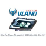  ĐÈN PHA NISSAN NAVARA 2015-2019 NÂNG CẤP LÊN 2021 FULL LED 