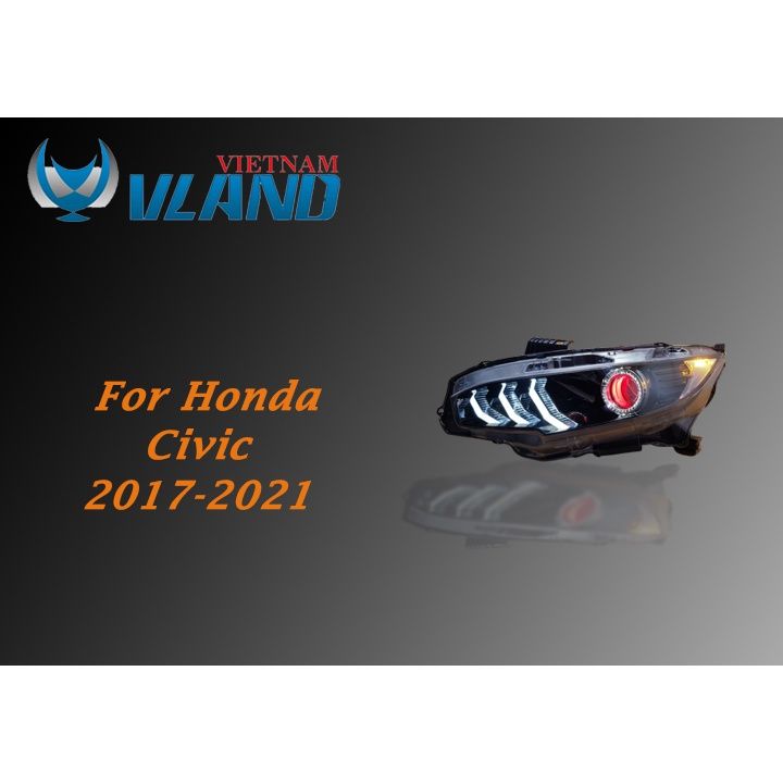  Đèn Pha Honda Civic 2017-2021 Mẫu Mustang 