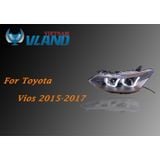  Đèn pha cho Toyota Vios 2015-2017 mẫu BMW 