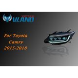  Đèn Pha Toyota Camry 2015-2018 Mẫu Bugatti Full Led 