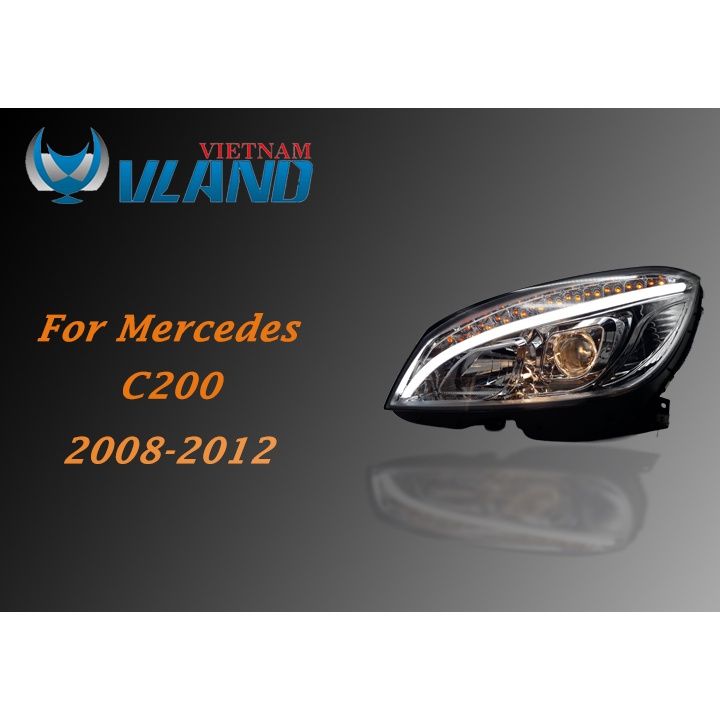  Đèn Pha Mercedes C200 2008-2012 Mẫu 1 Bi 