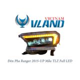  ĐÈN PHA FORD RANGER, EVEREST 2015-UP MẪU TLZ FULL LED 