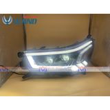  ĐÈN PHA TOYOTA HILUX 2021 MẪU 2 GƯƠNG CẦU FULL LED SIÊU SÁNG 