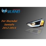  Đèn Pha Hyundai SantaFe 2012-2014 Mẫu Audi 