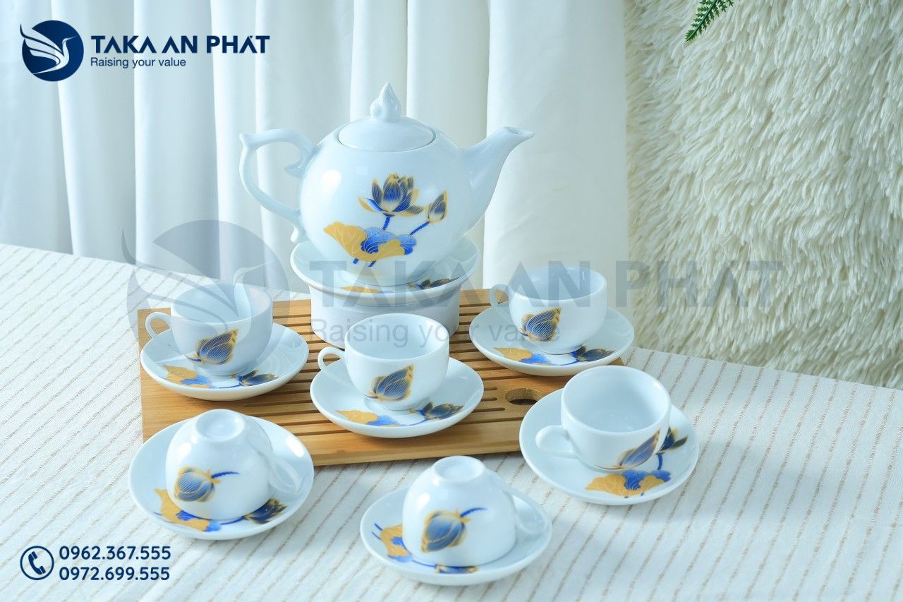  Bộ Ấm Chén Sứ 