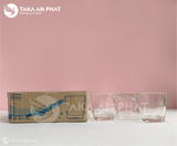  Bộ 6 Cốc Thủy Tinh Đáy Vuông Cao Cấp 