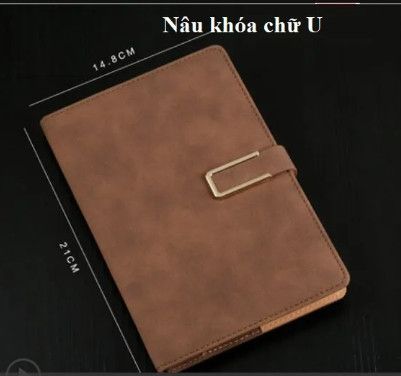  SỔ BÌA DA DÂY BẤM SANG TRỌNG A5 SIÊU DÀY LEATHER NOTEBOOK A5 