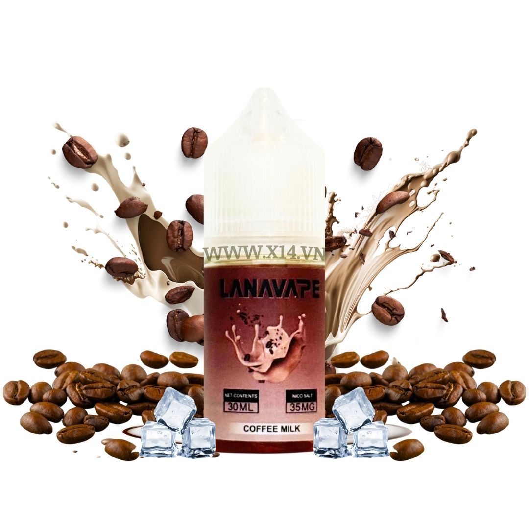  Lana Coffee Sữa (Coffee Milk) 30ml Saltnic 