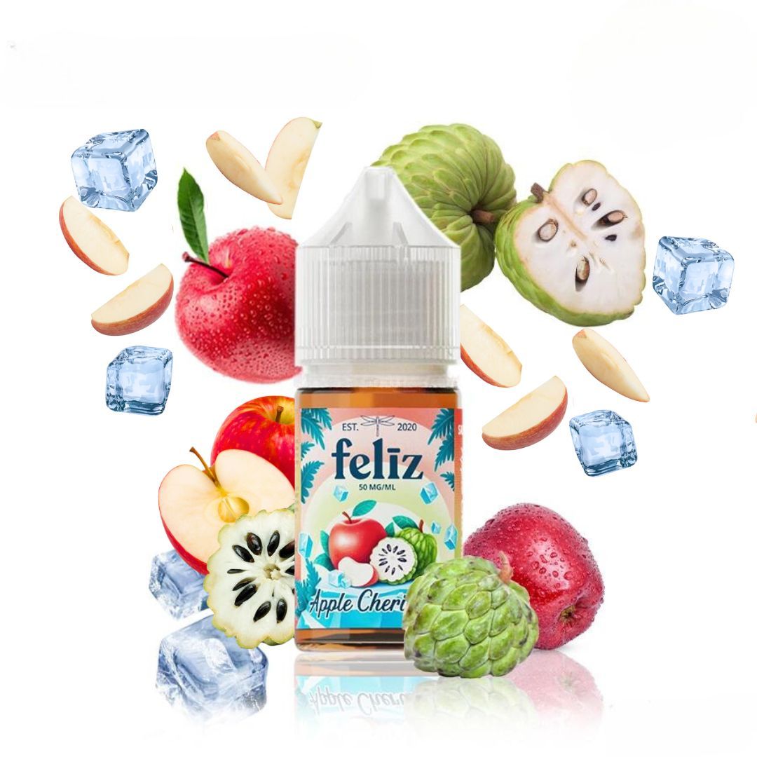  Feliz Táo Mãng Cầu Lạnh (Apple Cherimoya) 30ml Saltnic 