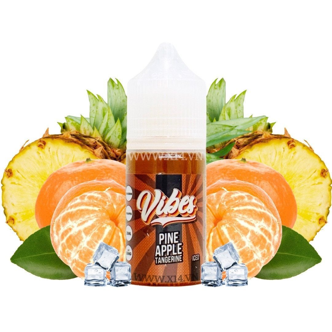  Vibes Dứa Quýt Lạnh (Pineapple Tangerine Ice) 30ml Saltnic 