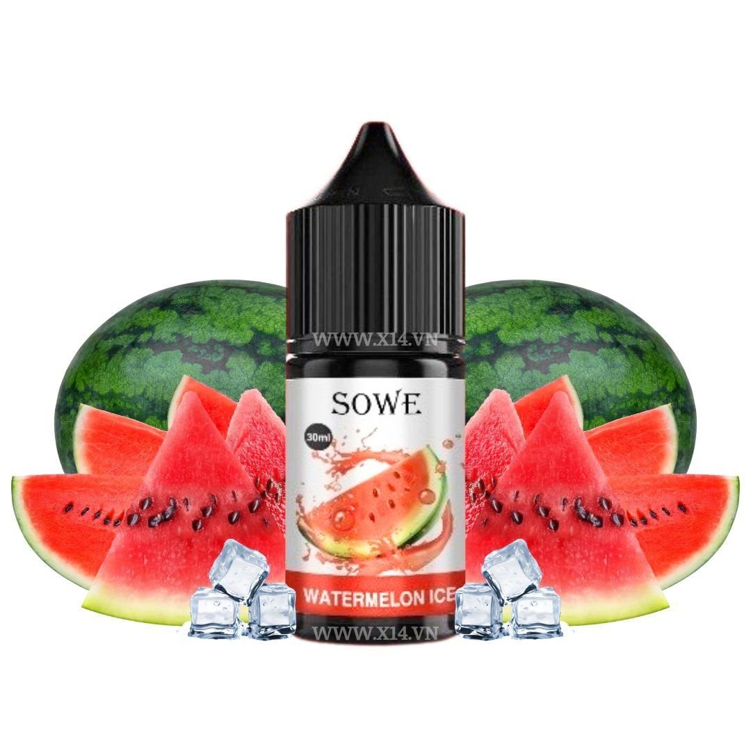  Sowe Dưa Hấu Lạnh (Watermelon Ice) 30ml Saltnic 