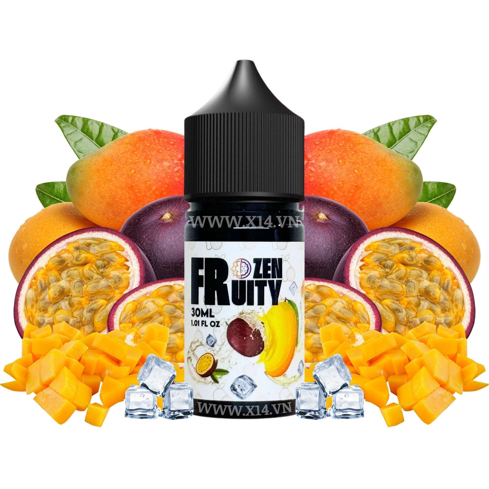  Frozen Fruity Xoài Chanh Dây (Mango Passionfruit) 30ml Saltnic 