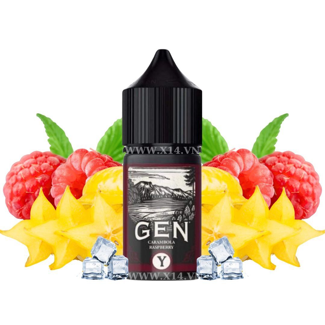  Gen Y Khế Mâm Xôi (Carambola Raspberry) 30ml Saltnic 