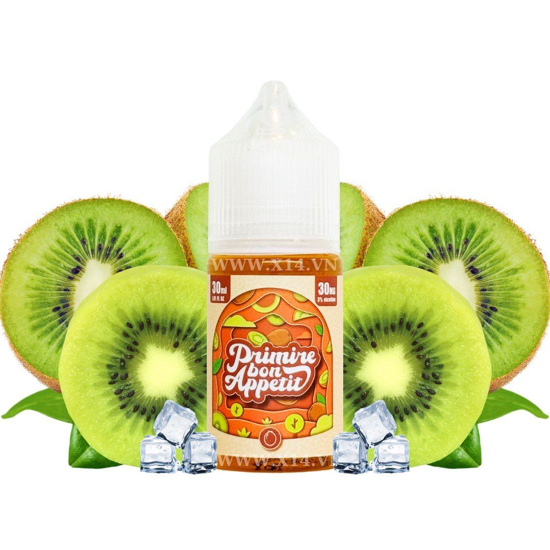  Primire Bon Appetit Kiwi Lạnh (Kiwi) 30ml Saltnic 